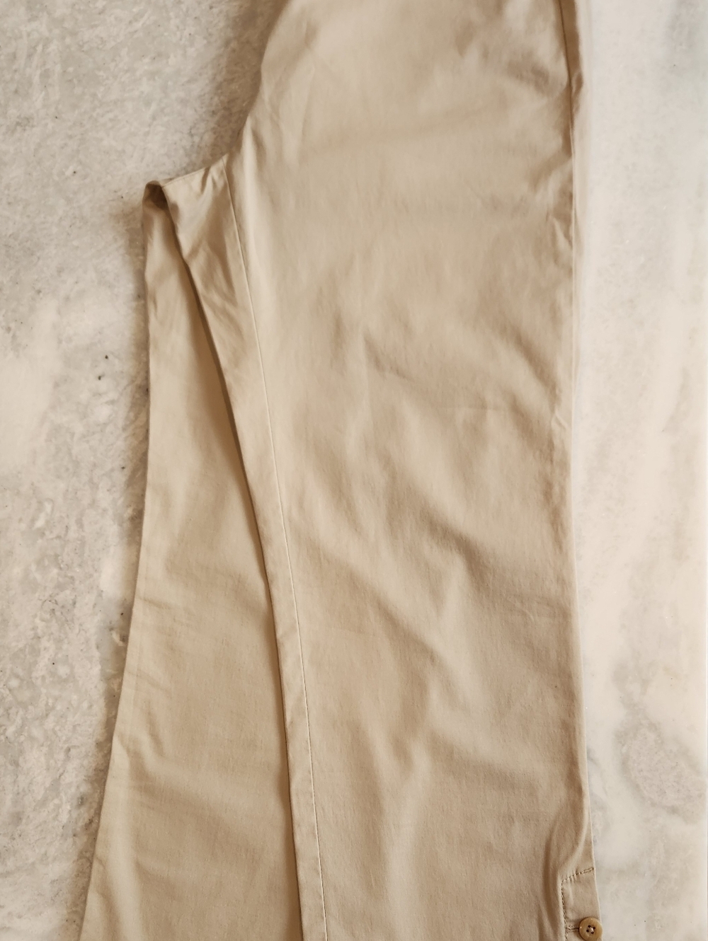 LOFT Women's Stretch Crop Khakis Light Beige